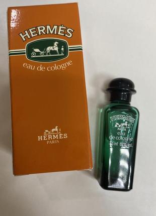 Вінтаж/оригінал мініатюра hermes - eau de cologne/7,5 мл.6 фото