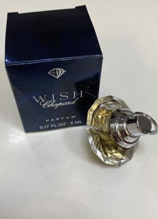 Вінтаж/оригінал мініатюра chopard - wish parfum/5 мл.