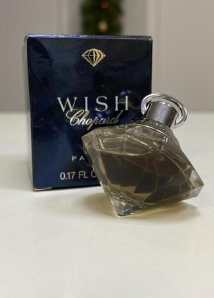 Вінтаж/оригінал мініатюра chopard - wish parfum/5 мл.6 фото