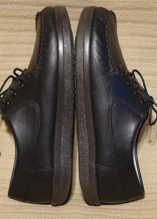 Великолепные закрытые черные кожаные ортопедические туфли bär германия 5 1/2 р.7 фото