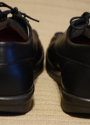 Великолепные закрытые черные кожаные ортопедические туфли bär германия 5 1/2 р.9 фото
