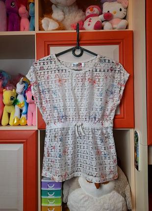 Накидка парео платье пляжное туника пляжная