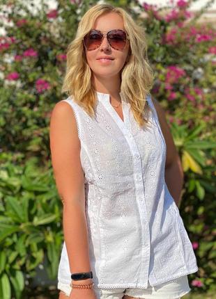 Натуральні тканини туніка блузон кофточка