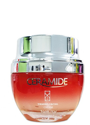 Зміцнюючий крем з керамідами farm stay ceramide firming cream facial