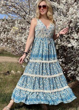 Натуральные ткани сарафан платье 👗 турция