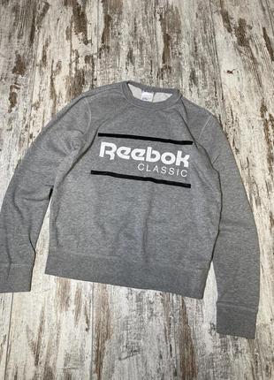 Жіночий світшот reebok classic кофта толстовка худі dri fit swoosh з лампасами лосини