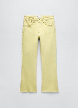 Джинси zara жовті