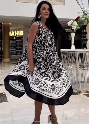 Натуральні тканини плаття сарафан 👗 накидка