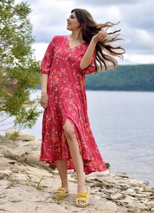 Натуральные ткани платье 👗 сарафан в пол турция3 фото
