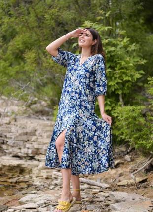 Натуральные ткани платье 👗 сарафан в пол турция1 фото