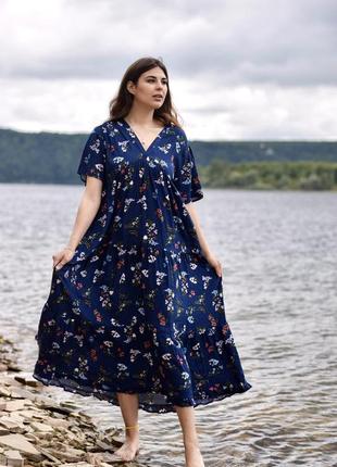 Натуральные ткани платье 👗 сарафан в пол турция3 фото