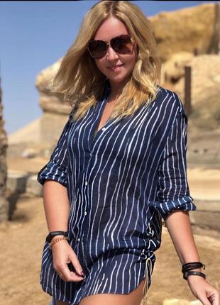 Натуральні тканини блуза сорочка туніка батал туреччина