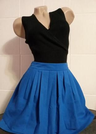 Спідниця синя / юбка синяя1 фото