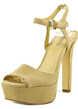 Замшевые босоножки michael kors