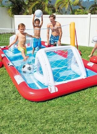 Водний надувний ігровий центр активний спорт intex