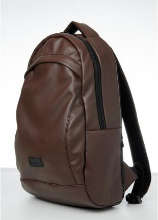 Чоловічий рюкзак коричневий6 фото
