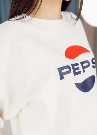 Модний світшот з принтом pepsi6 фото