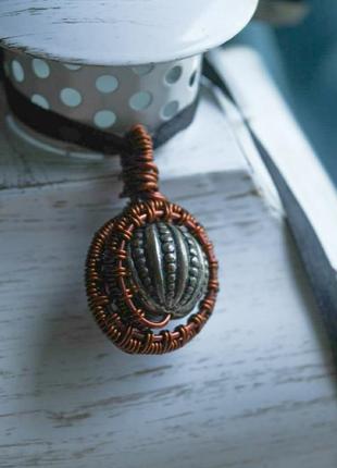 Медный кулон 2