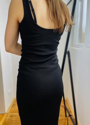 Довге чорне плаття topshop8 фото
