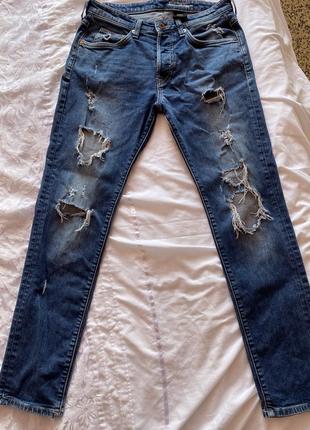Джинси рвані denim hm