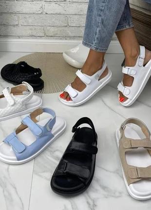 Босоніжки натуральна шкіра замш 36-40