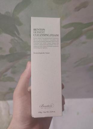 Очищающая пенка benton honest cleansing foam, 150 мл2 фото