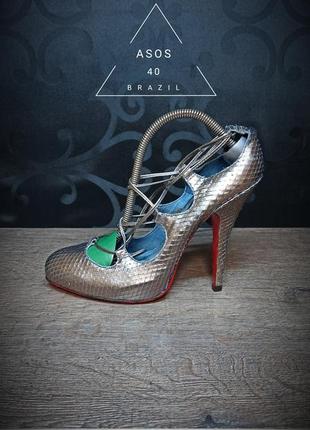 Туфлі asos aka louboutin 40p brazil1 фото