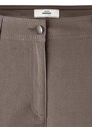 Женские стильные стрейчевые брюки tcm tchibo германия размер 444 фото