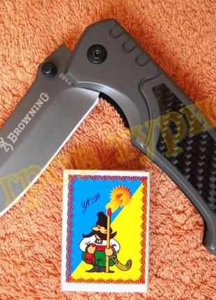 Нож  складной browning fa68 стропорез бита клипса 23см5 фото