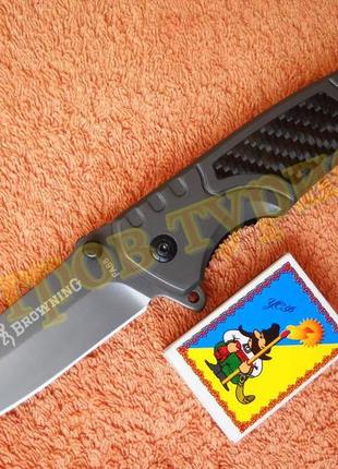 Нож  складной browning fa68 стропорез бита клипса 23см3 фото