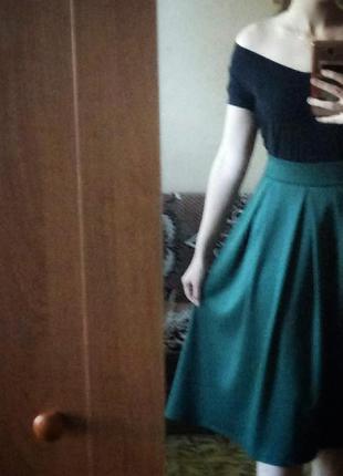 Идеальная миди-юбка трендового оттенка4 фото
