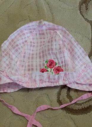 Дитяча легенька шапочка на літо barbaras на дівчинку 6-24м