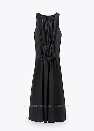 Платье zara 450 грн  м л поплин  испания 2