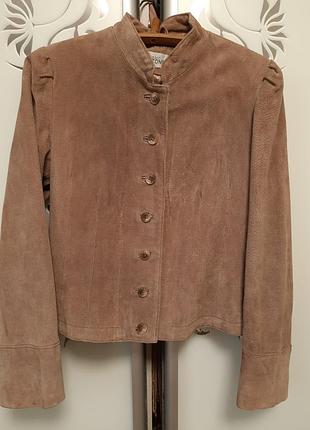 Пиджак замшевый женский