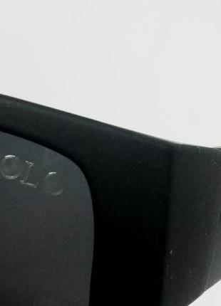 Очки в стиле polo ralph lauren  мужские солнцезащитные черный мат поляризироваые9 фото