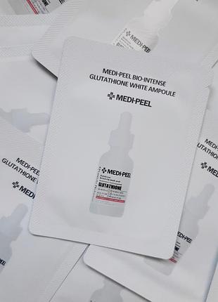 Medi-peel bio-intense glutathione white ampoule освітлююча ампульна сироватка з глутатіоном