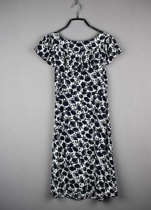 Красивое черно-белое платье от h&m