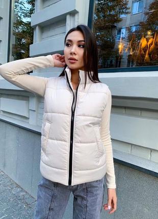 Жилет жилетка дутая