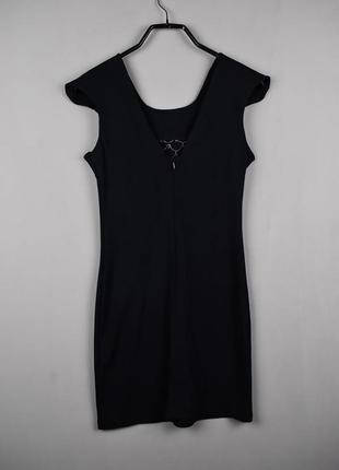 Черное платье с паетками корпоратив праздник4 фото