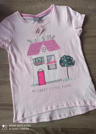Футболка на дівчину р. 122