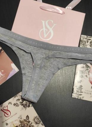 Акція від 3х шт хлопковые трусики тонги стринги р.хс,с,м victoria's secret виктория сикрет вікторія сікрет оригинал4 фото