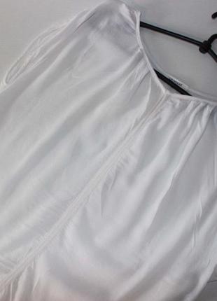 Блуза футболка майка белая в спортивном стиле с золотыми нитками4 фото