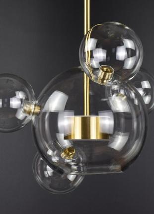 Люстра потолочная led aa397/200+4ab бронза 40х35х35 см.