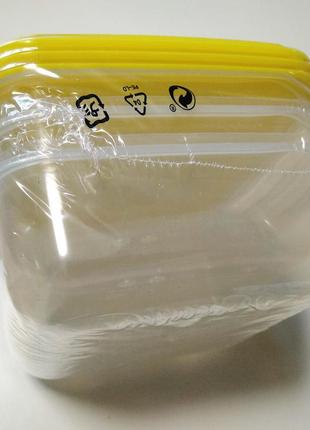 Харчовий контейнер ikea 0,6 літра набір 3 шт7 фото