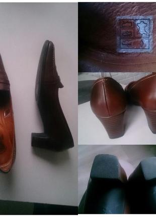 Шкіряні туфельки ортопедична устілка