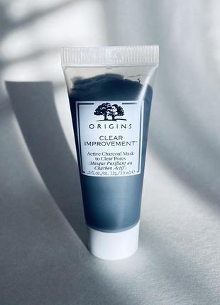 Origins clear improvement active black mask to clear pores глиняная маска для лица1 фото