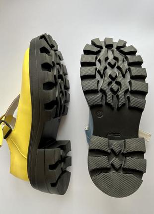 Патріотичні синьо-жовті туфлі morkva bots, розмір 397 фото