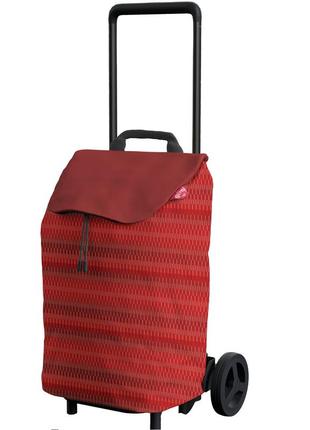 Сумка-тежка на колесах, сумка візок господарська, gimi easy 40 red (168418)
