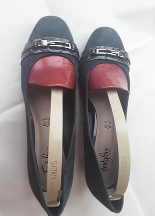 Туфлі, замша+шкіра