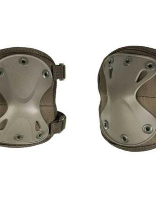 Тактические налокотники mil-tec  защитные protect knee pads олива4 фото